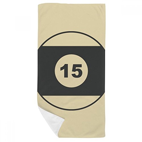 Serviette de bain billard compacte et douce pour éliminer la transpiration - 2