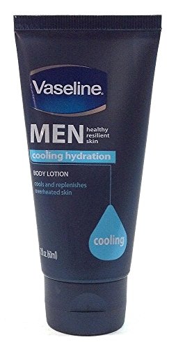 Vaseline Men Healthy Resilient Skin Cooling Hydration Travel Size Body Lotion 2 Oz Each Bulk (6 Pack)