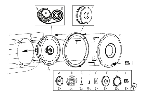 Altavoz JBL Club 64SQ Gen 3 - Altavoces Coche 16.5 cm de Harman Kardon Sonido para la Actualización Definitiva del Car-HiFi: 225 W Máx., Woofer de Carbono e Imán de Ferrita Y40 - imagen 10