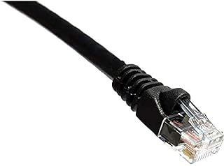 12FT CAT5E 350MHZ PATC CBL MOLD BOOT BLK