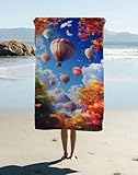 【RESISTENTE A LA ARENA Y PORTÁTIL】Nuestra toalla de playa ligera es naturalmente resistente a la arena y se quita fácilmente con solo sacudirla. Incluye una funda para guardarla fácilmente. Es ligera y compacta, y se puede plegar para guardarla en una mochila o equipaje.