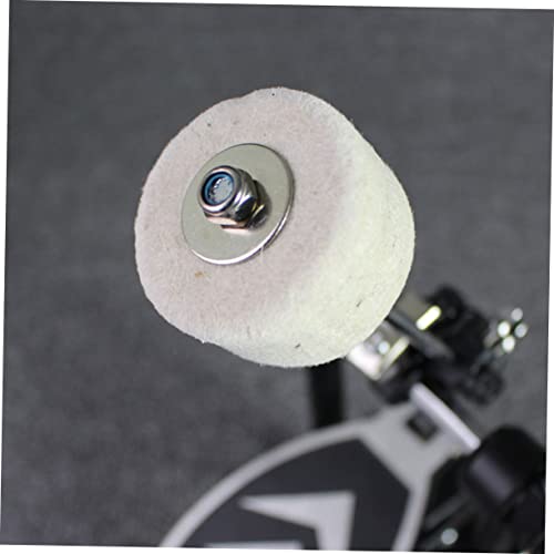2 piezas de martillo de fieltro para pedal de batería miniatura 6
