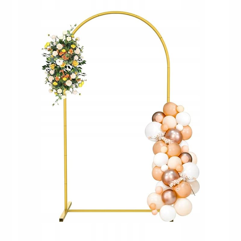 Brokatove 1 x 2 m supporto per arco da parete per palloncini sfondo fotografico COMUNIONE Wedding Rack 2 m pesi