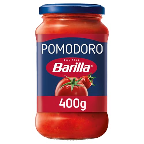 Barilla Sugo Pronto al Pomodoro con Pomodori e Datterini, Sugo Pronto per Pasta, 400g