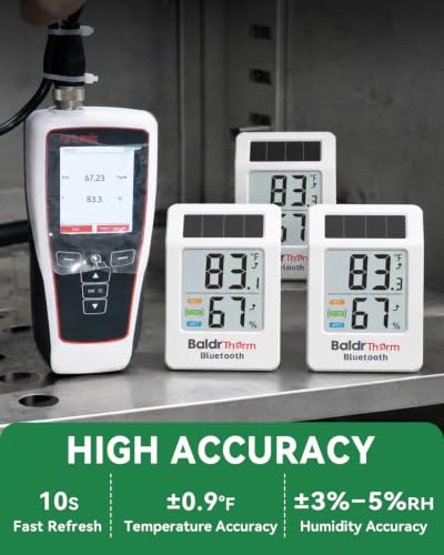 Bluetooth Thermometer Hygrometer 1 Pack, Indoor Room Humidity Meter - image 8