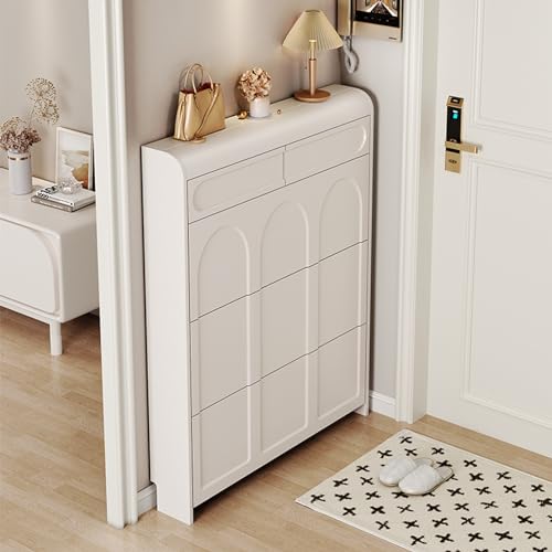Meuble de rangement à chaussures étroit pour résoudre le manque de place en entrée
