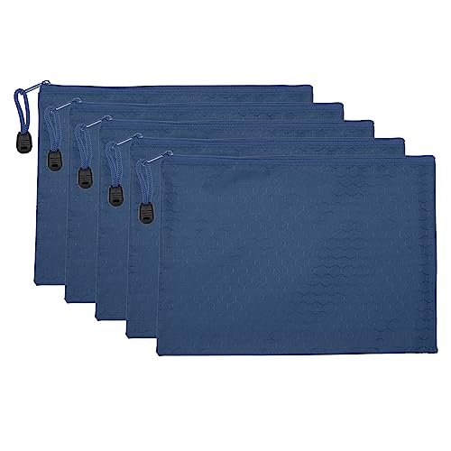 Bolsas de archivo impermeables con cremallera PATIKIL estuches A5 protectores antihumedad