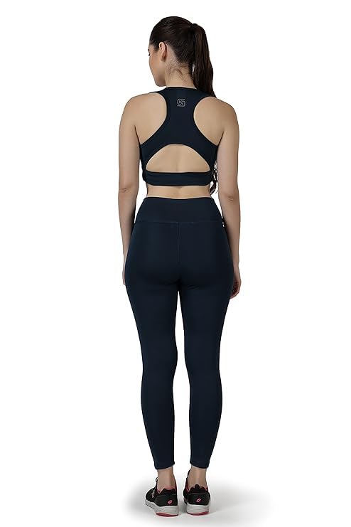 Image of Sports Bra & Legging Set for Women - Gym & Workout Tracksuit - Stretchy, Moisture-Wicking Activewear