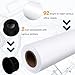 VOISEN Wide Format Paper,4 Rolls Plotter Paper 24 In x 150 Ft, CAD Bond Rolls,20lb,Bond Paper on 2