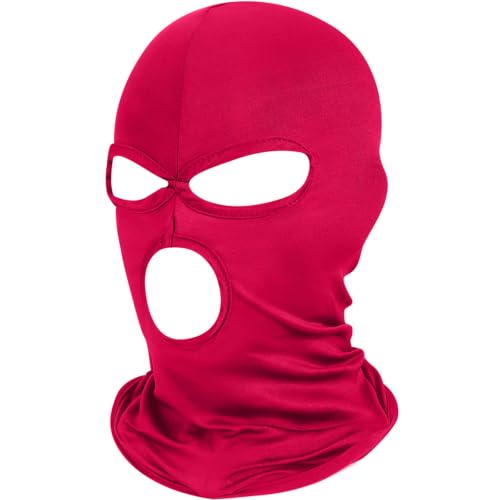 Image of Pukavt 3 Hole Balaclava Ski Mask for Men Women, Thin Full Face Mask