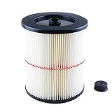 General Purpose Vacuum Cartridge Filter, Cleaning Filter For Craftsman 9-17816 for 5 Gallon & Larger...