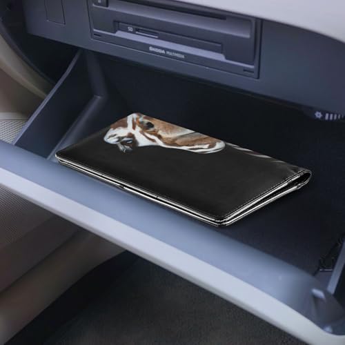 Organizador para auto piel compacto miniatura 7