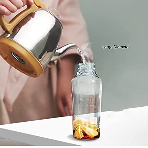 Waterfles waterfles gefilterde sportwaterfles plastic waterflessen voor camping wandelen reizen sport buitenshuis fles (kleur: wit) - Image 7