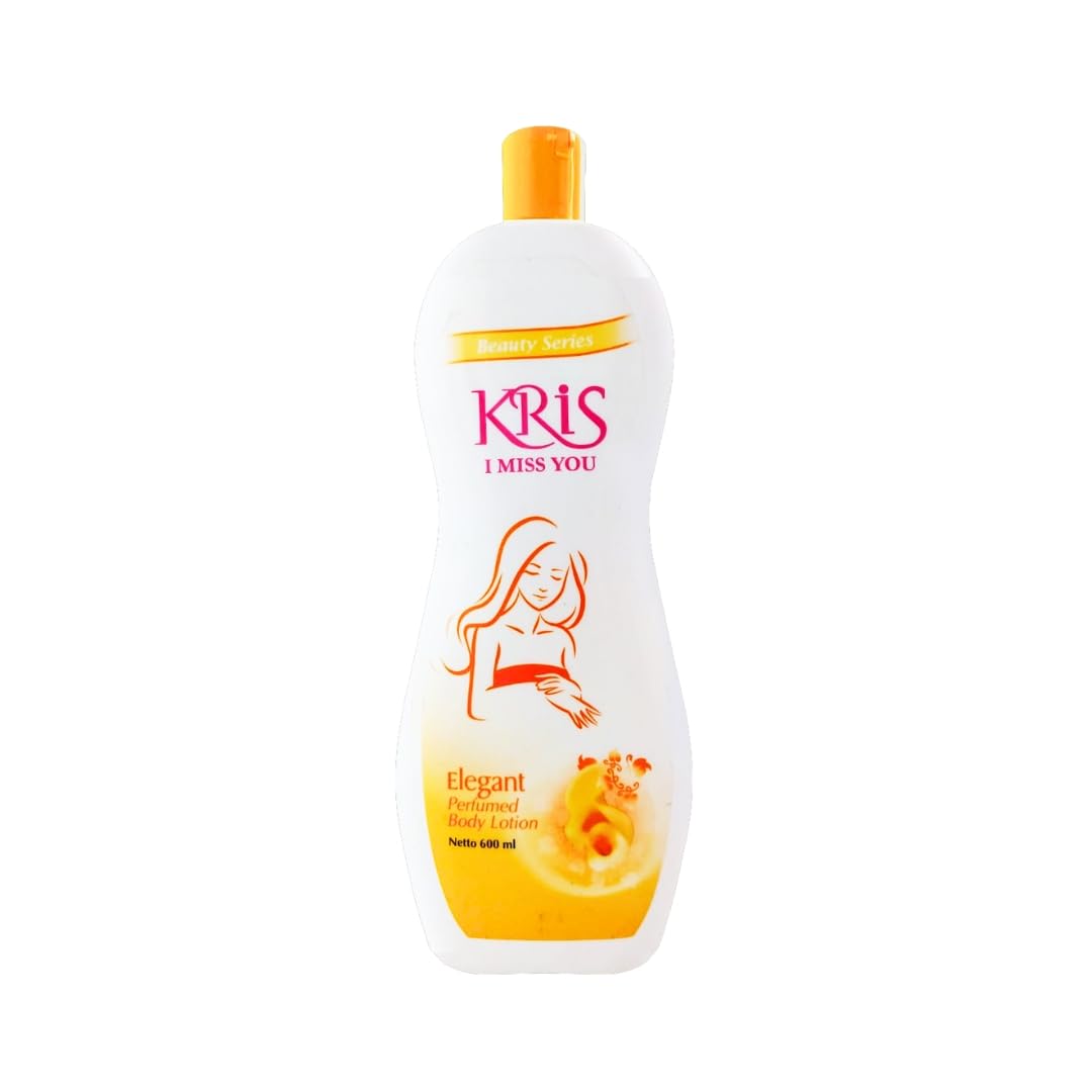 Kris Body Lotion Yellow 600ml – Deep Hydration, Softens & Nourishes Skin, Fast Absorbing, Suitable for All Skin Types