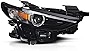 VehicleAid Headlight Assembly Compatible with 2019-2021 Mazda 3 LED Headlamp Right Passenger Side (Bulbs Included)