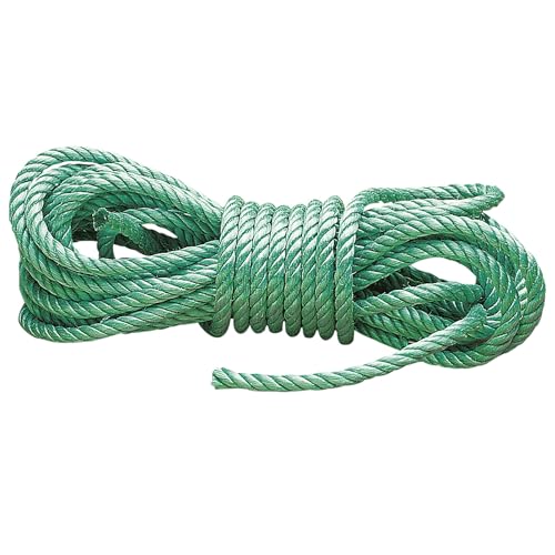 WERKA PRO, Corde Polypropylène Haute Résistance 14mm x 15m - Idéale pour Bricolage, Jardinage et Usages Professionnels - Résistance 2,5 Tonnes - Couleur Verte, Longueur 15m, Vert