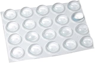 Bump Dots -Clear, 20 Large Transparent Round Bumps