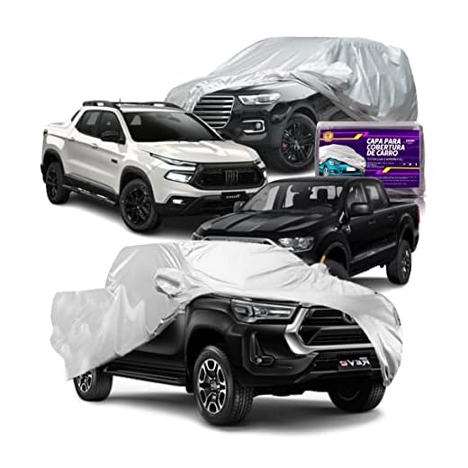 Capa Protetora para Cobrir Carro Grande Picape SUVs Proteção Uv Forrada Impermeável - Tamanho GG | Etacart