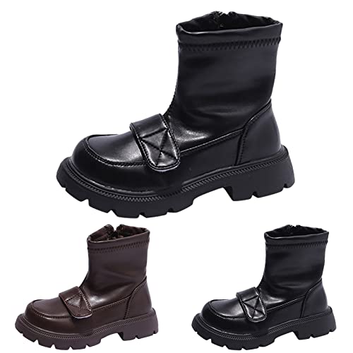 Fashionable Winter Children Boots Boys And Girls Ankle Boots Thick Sole Non Slip Plush Warm Comfortable Toddler3