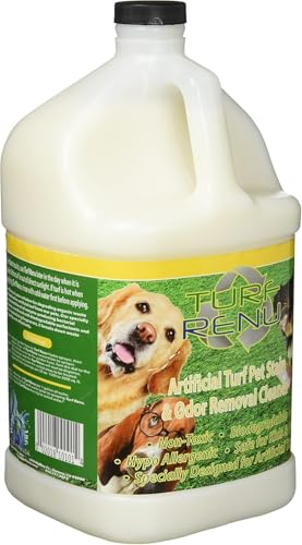 Tr10101 Bio-Enzymatic Cleaning Solution for Synthetic/Artificial Turf and Pet Odor Control, 1-Gallon