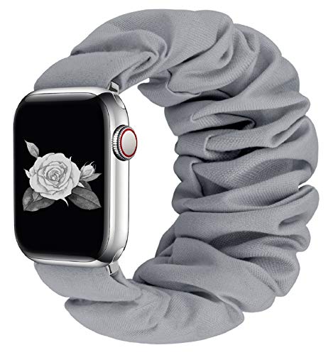 Image of Greatfine Scrunchie Band Compatible with Apple Watch Bands 38mm 40mm 41mm 42mm 44mm 45mm 46mm 49mm Women, Elastic Scrunchie Watch Strap for iWatch Watch Series 11 10 9 8 7 6 5 4 3 2 1 SE 3 2 Ultra 3 2