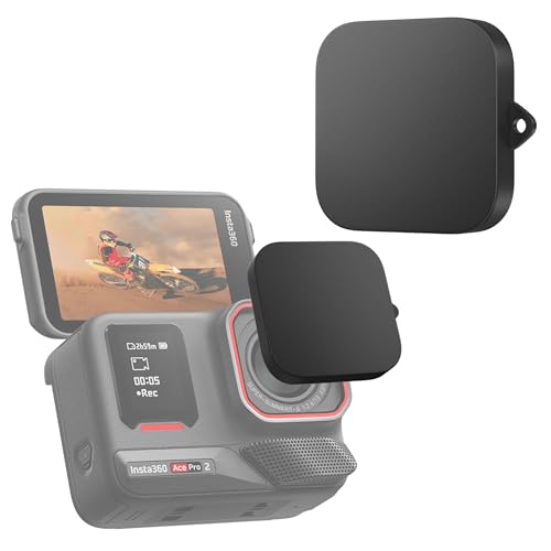 Silicone Lens Cover for Insta 360 Ace Pro 2, Protective Cap, Dust-Proof, Scratch-Proof, Sports Camera Accessories