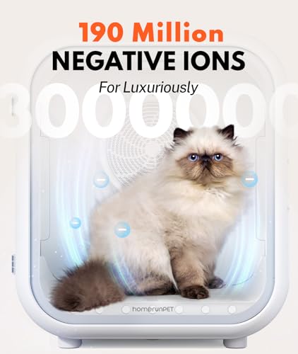 Image of HomeRunPet Automatic Pet Dryer Box, 62L Ultra Quiet Cat Dryer (Drybo Pro)
