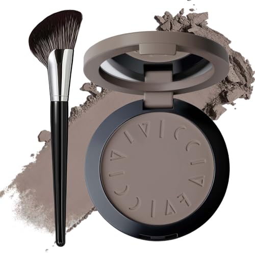 Noerrors Palette per Contorno Tonalità Fredda con Specchio e Pennello,