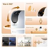 EZVIZ 3K(5MP) 2 Pack Camera Interieur, Caméra Surveillance C6N G1 3K - 3