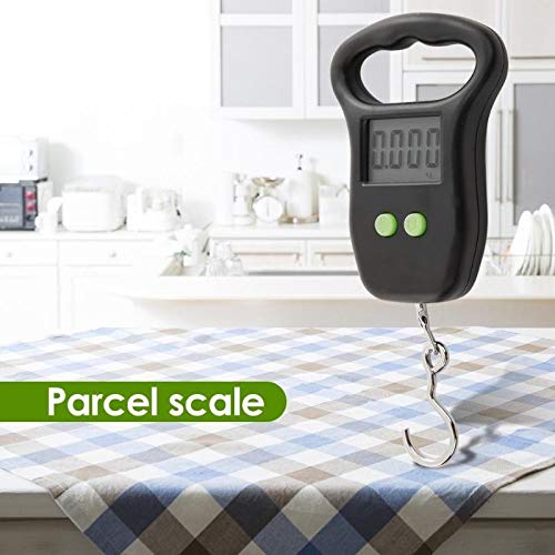 50Kg/10G Digital Electric Luggage Scale LCD Display Suitcase Weight Steelyard Fishing Pocket Weight Scale Accurate Measurement