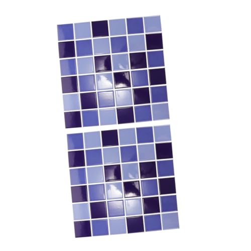 BESPORTBLE Piastrelle in Ceramica senza Giunture per Piscina e Vasca Termale Set da 2 Pezzi Impermeabili Color Azzurro Lago Piastrelle Decorative per Riparazione Bagni e Rivestimento
