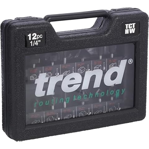 Trend 12 Piece Tungsten Carbide Router Bit Set Cover