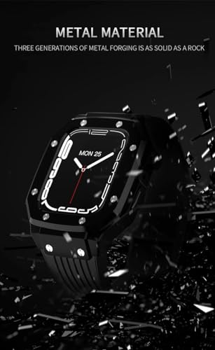 Remplacement Bracelet Apple Watch Cadre Alliage Évite Rayures Écran 45mm - 4