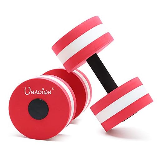 UNAOIWN Water Dumbbells Water Aerobics for Pool Fitness Exercise Heavy Resistance Aquatic Dumbbell Pool Barbells for Swimming