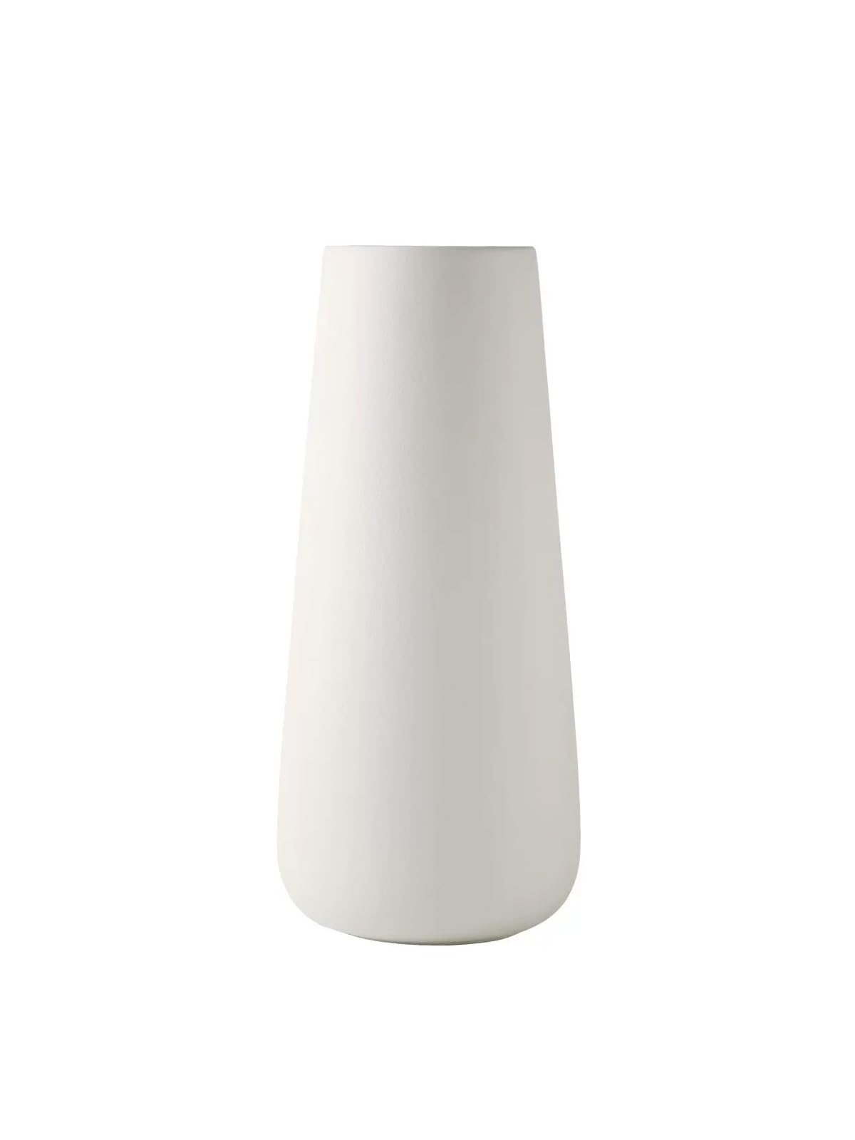 PEPAXON Ceramic Flower Vase White Tall Vase Large Modern for Home Decor 28cm High