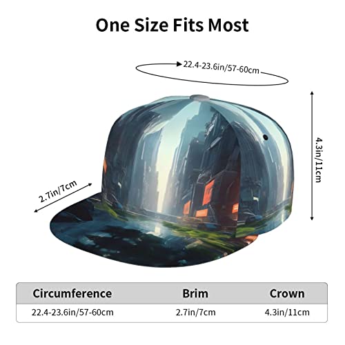 The City On The Water Baseball Cap, Unisex, Fashionable Lightweight Breathable Adjustable Cap Circumference, Sports Travel Sun Protection Black #TOP5