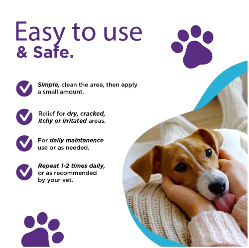 RenaSan Paw & Nose Balm for Dogs and Cats - Natural Moisturising Protection for Dry Paws and Noses Helps Soothe and Condition (50ml) - Image 2
