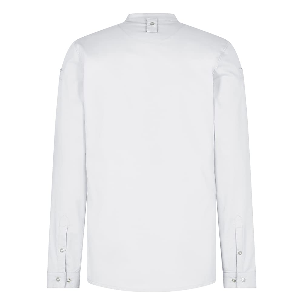 EXNER Funktions-Jacke, Kochjacke, Slim fit Stretch, Langarm, Baumwoll-Mischgewebe, lieferbar in Weiss, schwarz, grau und blau