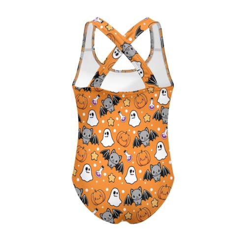 Image of Girls One Piece Swimsuits Quick Dry Beach Bathing Suit Crossback Swimwear 5-14 Years