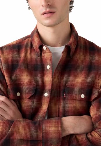 Levi's Classic Worker Scottie Plaid Tobacco Bro – Ansicht 4