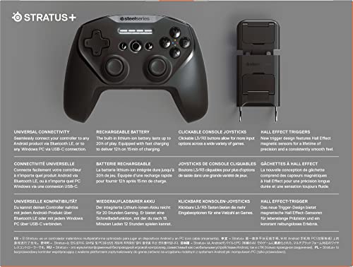 Stratus+ Bluetooth Controller di gioco per Android e Windows - 90 ore di batteria - Grilletti a effetto Hall - Thumbstick ALPS - Controller - Immagine 9