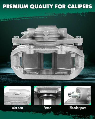 Image of SCITOO 18B4626 Rear Right Disc Brake Caliper w /Bracket Fit For Chev For Caprice 1994-1996,For Chev For Impala 1994-1996, Single Piston