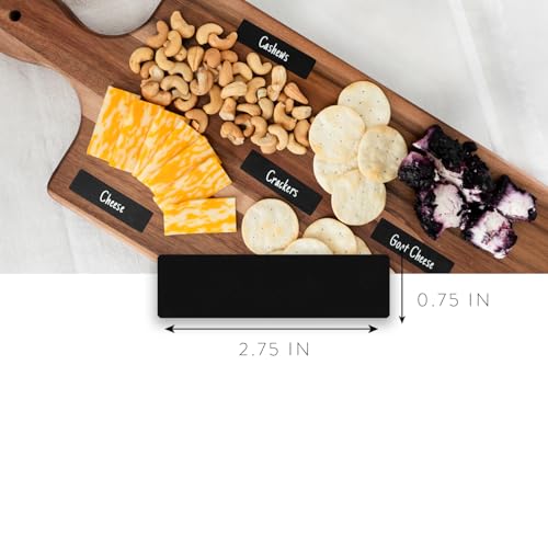 200 Chalkboard Labels for Containers, Removable Black Jar Labels Stickers with Chalk Marker, Reuseable Pantry Containers and Storage Bin Organization by SAVVY & SORTED - Used condition - Image 3