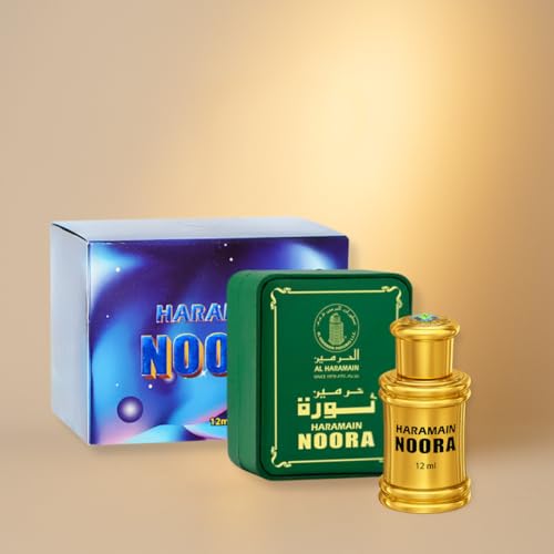 Al Haramain Perfumes LLC Al Haramain Noora Attar Oil | Luxuriöses Arabisches Parfümöl | Langanhaltender Reiner Duft | Exotischer Nahöstlicher Duft Für Männer & Frauen | Geschenk Für Besondere Anlässe