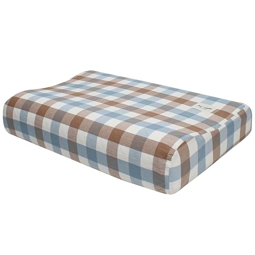 Cotton Contour Pillow Cover Coffee