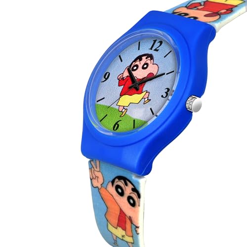 Image of Acnos Character Kid's Happy Colorful Water-Resistant Durable Watch for Boys Kids Boy with Fun Designs Adjustable Strap Positive Messages Watch for Kids