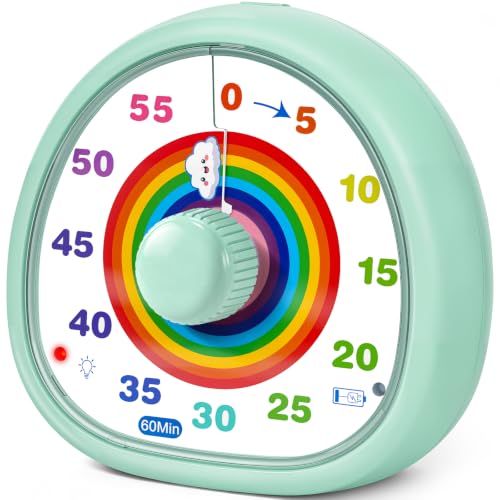 60-Minute Rainbow Countdown Timer