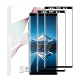 Bodyguard 2+2 Stück Schutzfolie für Panzerglas für Samsung Galaxy Note 9, 3D-Volle Bedeckung 9H Festigkeit Frei von Kratzern Ultra-Klar Superdünn Fingerabdruck-ID Note 9 Bildschirmschutz