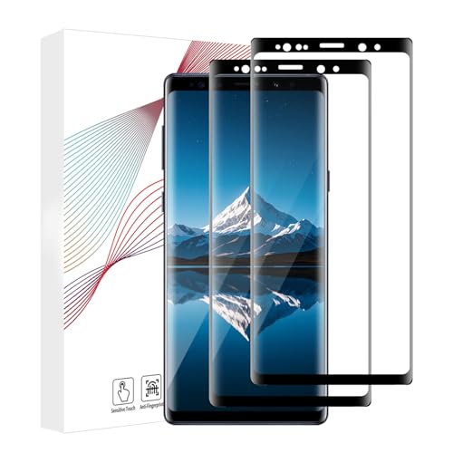 Bodyguard 2+2 Stück Schutzfolie für Panzerglas für Samsung Galaxy Note 9, 3D-Volle Bedeckung 9H Festigkeit Frei von Kratzern Ultra-Klar Superdünn Fingerabdruck-ID Note 9 Bildschirmschutz