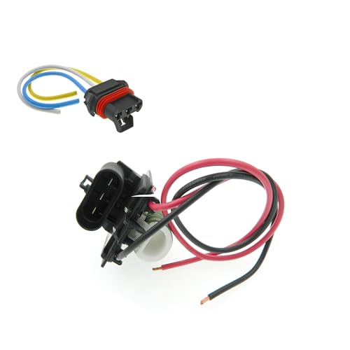 HWATPS 3134503121 Diesel Car Radiator Fan Blower Motor Resistance with Connector Plug Fits Chevrolet Cruze 2.0L Aveo T300
